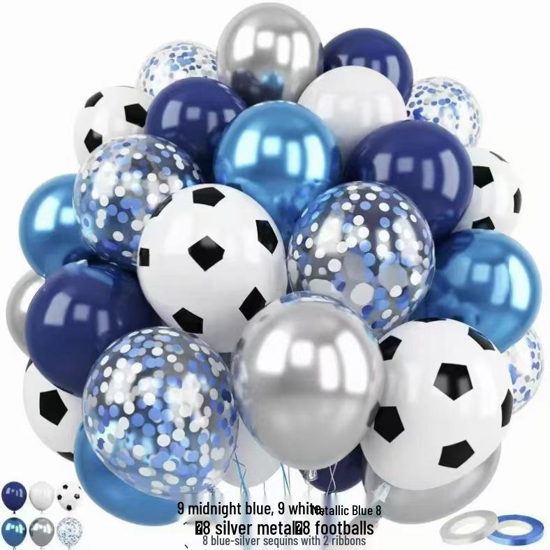 50PCS 12-inch Matte Balloon Set for Birthday, New Year, Wedding, and Party Decorations