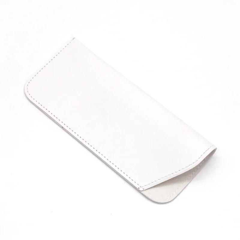 PU Leather Eye Glasses Sunglasses Case Convenient Eyewear Protector Box Protective Cover Case Solid Color Pouch Bag