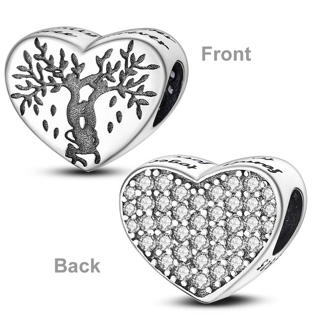 Новое поступление, стерлинговое серебро 925 пробы, подвеска на день матери, бусина для мамы, любви, счастливой семьи, мотаться, подходит для браслета, ожерелья, ювелирные изделия своими руками, подарок 