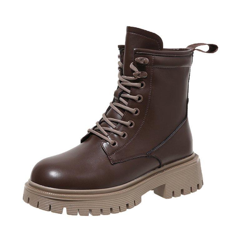 Зимние ботинки Женская обувь Ботинки Утепленные ботинки Утолщенные хлопковые ботинки Зимние зимние ботинки Ботинки на толстой подошве Зимняя обувь