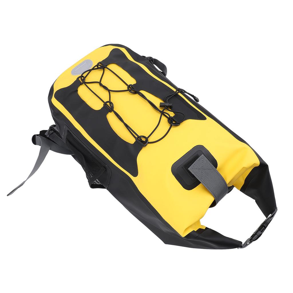 Water Proof Backpack Multifunctional 20L Large Capacity PVC Outdoor Sport Daypack for Travel Yellow