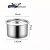 Кухонная миска MOLUONA из нержавеющей стали 304 с крышкой