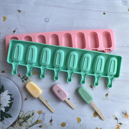 Практичный пищевой класс DIY силикагель 8-полый легкосъемная форма для мороженого Товары для дома Форма для мороженого