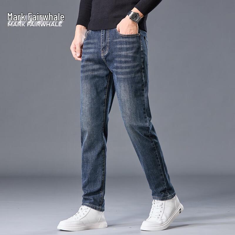Мужские джинсы прямого кроя Mark Fairwhale с эффектом стирки