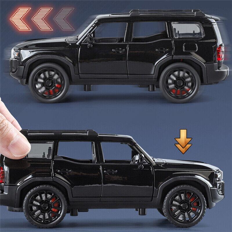 1/32 Toyota 2024 PRADO Land Cruiser литая модель автомобиля внедорожная игрушка из металла