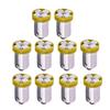 Truck 12V 10 PCS BA9S T4W T11 1210 4 SMD LED Bulbs White Blue Red Green Amber Map Lights 4 LEDs Auto Car Lights Car Accessories