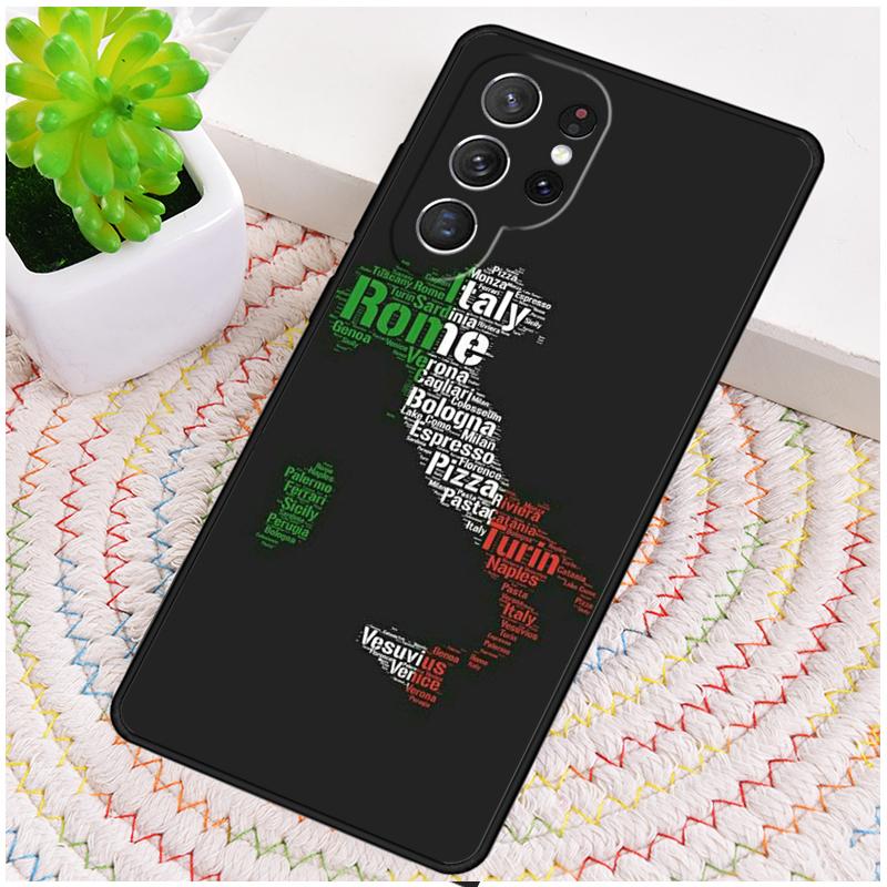 Чехол для телефона с флагом Италии для Samsung Galaxy note 10 pro S26 Ultra S23 S24 FE S25 S21 S22 PLUS ударопрочный