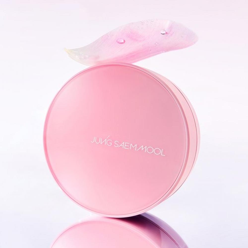 JUNGSAEMMOOL [Новое Розовое Издание] Essential Skin Nuder Cushion + сменный блок + Розовый спонж 2 шт.