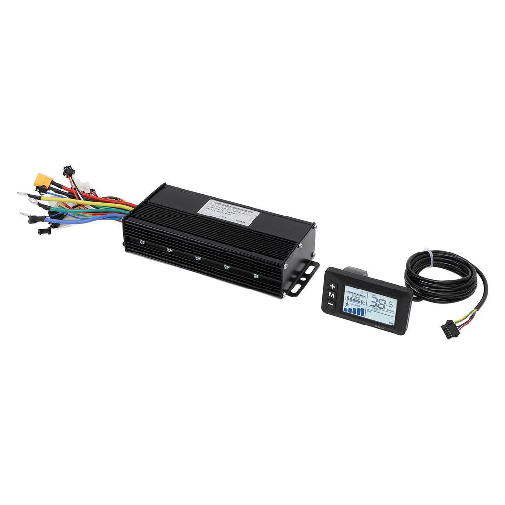 Комплект для преобразования электрического цикла 36 В 48 В 52 В 40 А синусоидальный бесщеточный контроллер и ЖК-дисплей GD01