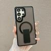 Samsung S26ultra звуковая подставка матовый магнитный чехол для мобильного телефона s25plus противоударный простой защитный чехол