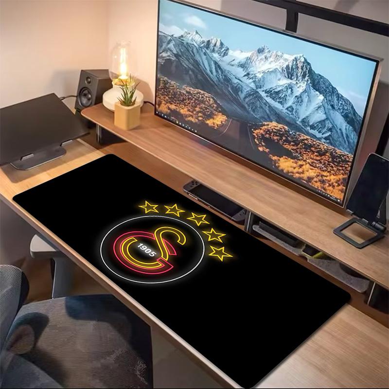 Galatasaray Print Cushion Non-slip Laptop Tablet Big Mousepad XXL Mat Mini PC Playmat With Lock edge