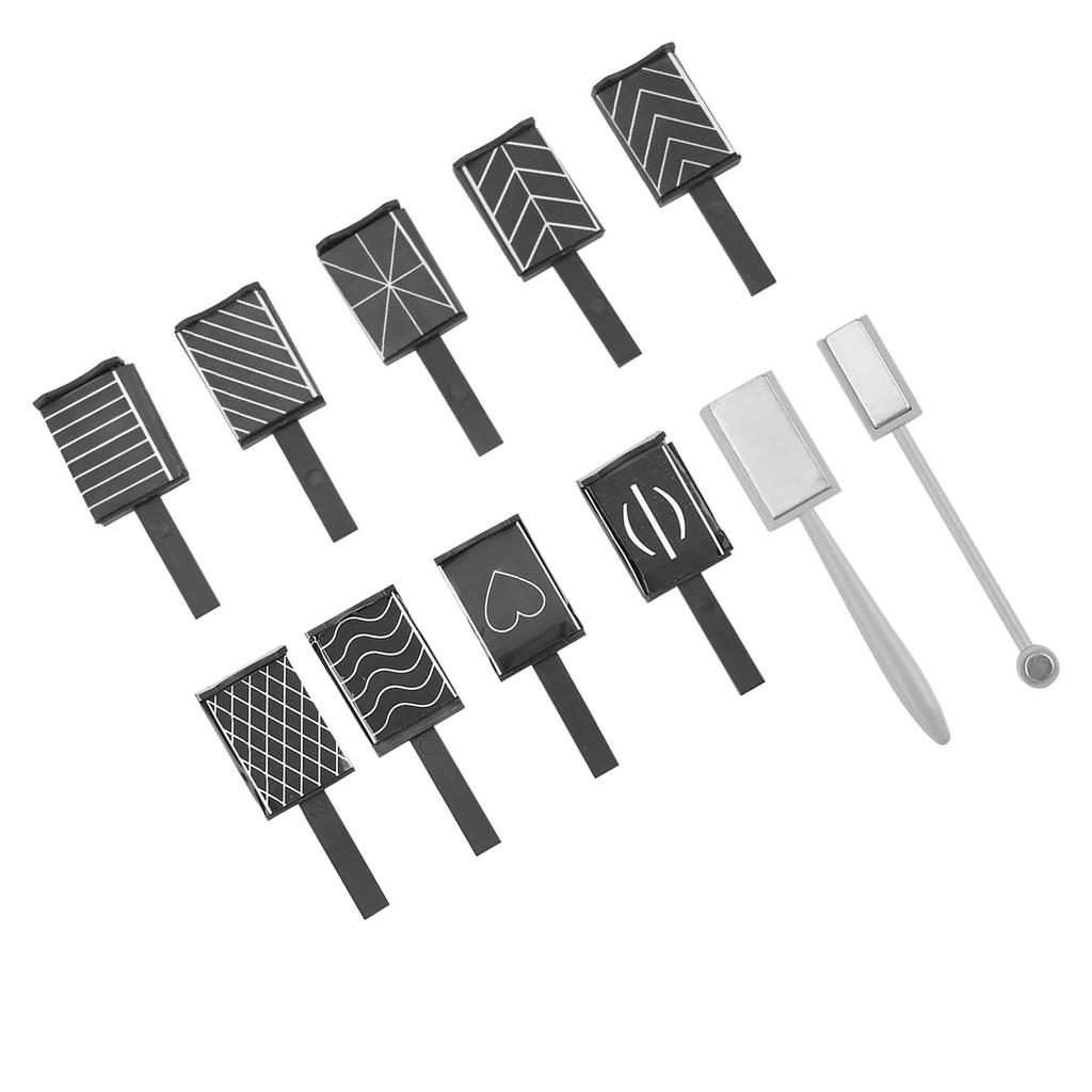 11 шт. набор 3D кошачий глаз магнитный светодиодный лак замачиваемый УФ гель магнитная палочка маникюрные инструменты для дизайна ногтей