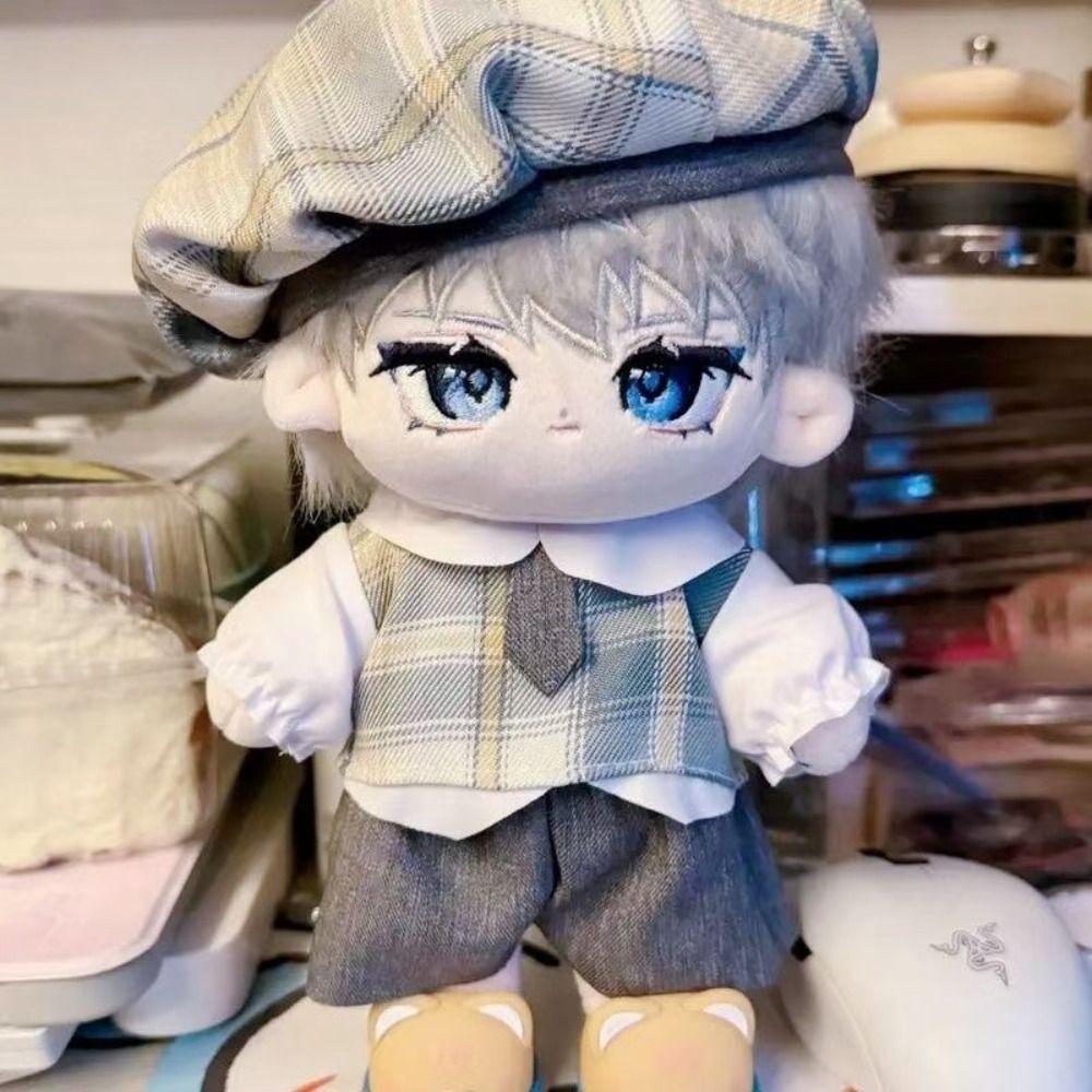 Красивый костюм Хлопковая кукла Наряд Рубашка Брюки Плюшевая кукла Одежда Кукольные аксессуары