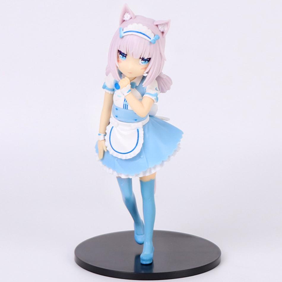 Новая Аниме Фигурка Кошка-Горничная NEKOPARA Шоколад Ваниль Милый Красивый Модель в Стиле Кошки ПВХ Статичная Детские Игрушки Коллекционные Подарки