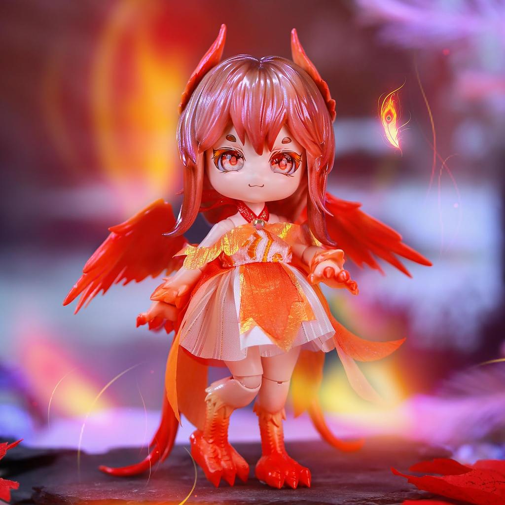 Набор кукол BJD ICY Fortune Days из серии «Звери» в слепых коробках, 14 см, 1 коробка, изготовлен из полиэстера, ПВХ и АБС, предварительно покрашен, идеально подходит в качестве подарка.