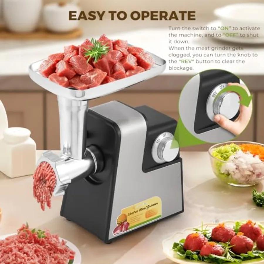 Бытовая электрическая мясорубка из нержавеющей стали, овощерезка, кухонный комбайн, многофункциональная электрическая slicer, измельчитель, наполнитель для колбас