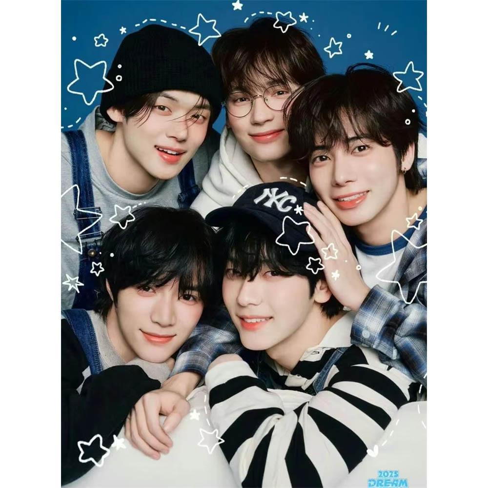 Популярная Kpop S-Stray Kids 5D DIY Полная круглая Алмазная мозаика Домашняя Гостиная Спальня Эстетика Бар