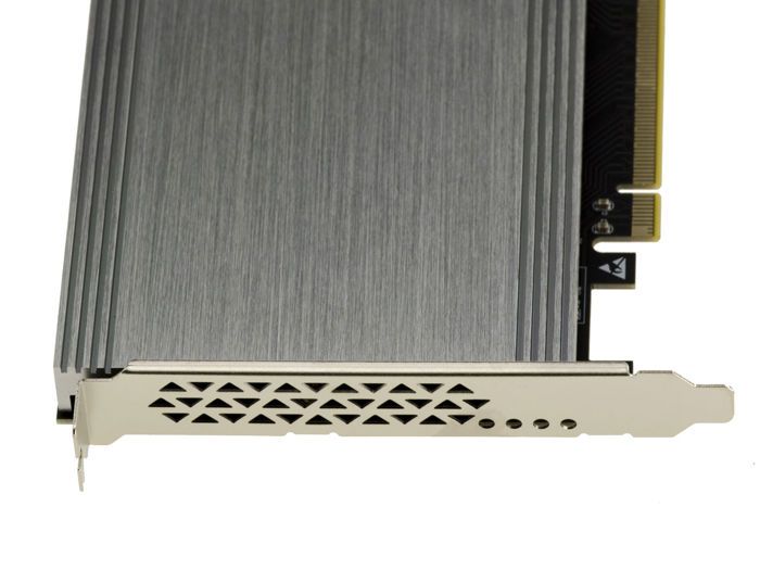 Carte contrôleur M2 PCIe 3.0 x16 pour 4 SSD M.2 NVMe M Key avec radiateur aluminium