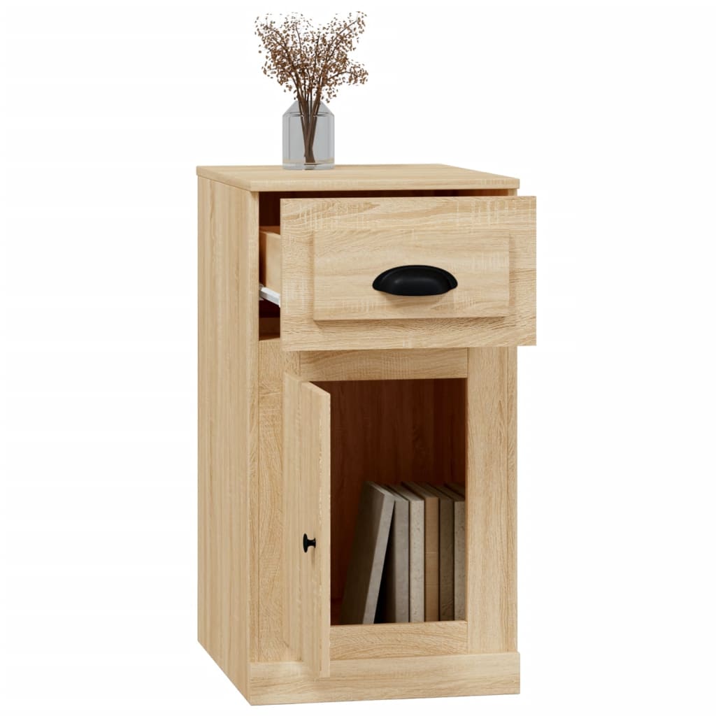 Side Table with Drawer Sonoma Oak 40 x 50 x 75 cm
