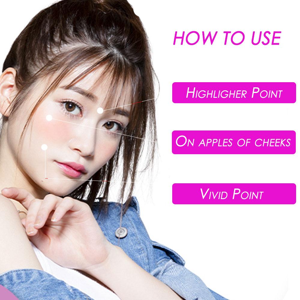 Witch's Pouch Blush Cushion Korean Makeup Cheek Toneup Facial Cushion Blusher Moisturizing Color Correction Flawless Coverage