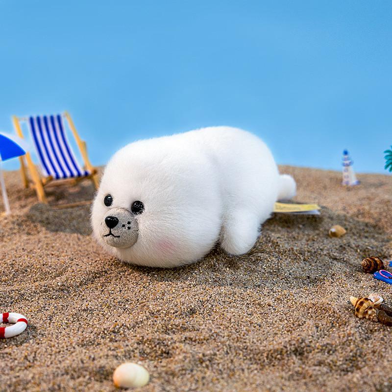 Милая мультяшная плюшевая игрушка-кукла в виде тюленя, кита, моржа для детей, подарок на день рождения