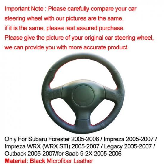 Чехол на руль своими руками для Subaru Forester 2005-2008 Impreza 05-07 (WRX STI)