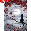Full Square/round Diamond Painting Cat 5D Tree Embroidery Cross Stitch Kit Diamond Mosaic Animal Craft Kit