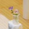 Colored Glaze Glass Flower Bouquet Simulation Floral Hand-blown Glass Flower  Home Room Decoration