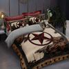 Комплект пододеяльников из 3 предметов, Постельное белье с принтом в деревенском западном стиле, Ковбой, Рыцарь, Мягкий удобный пододеяльник, Для спальни, Гостевой комнаты