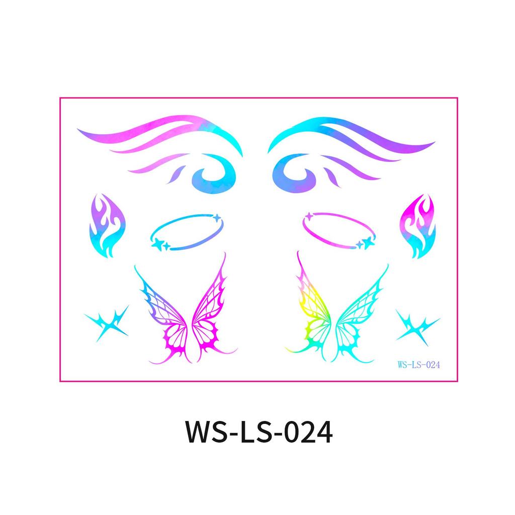 Европейско-американский трансграничный музыкальный фестиваль - Лазерные наклейки для подводки глаз - Водонепроницаемые и стойкие одноразовые татуировки