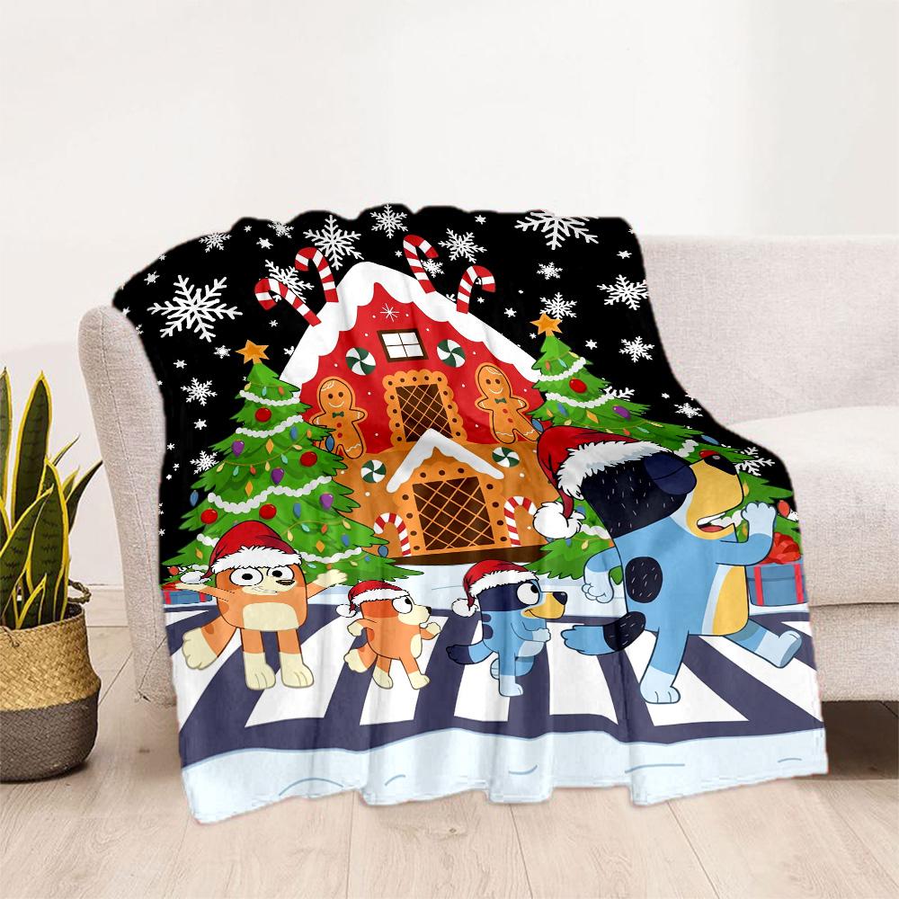 Happy Animal Adventure Blanket Comfortable Great for Livingroom Couch Picnics for All Occasions Playful Design
