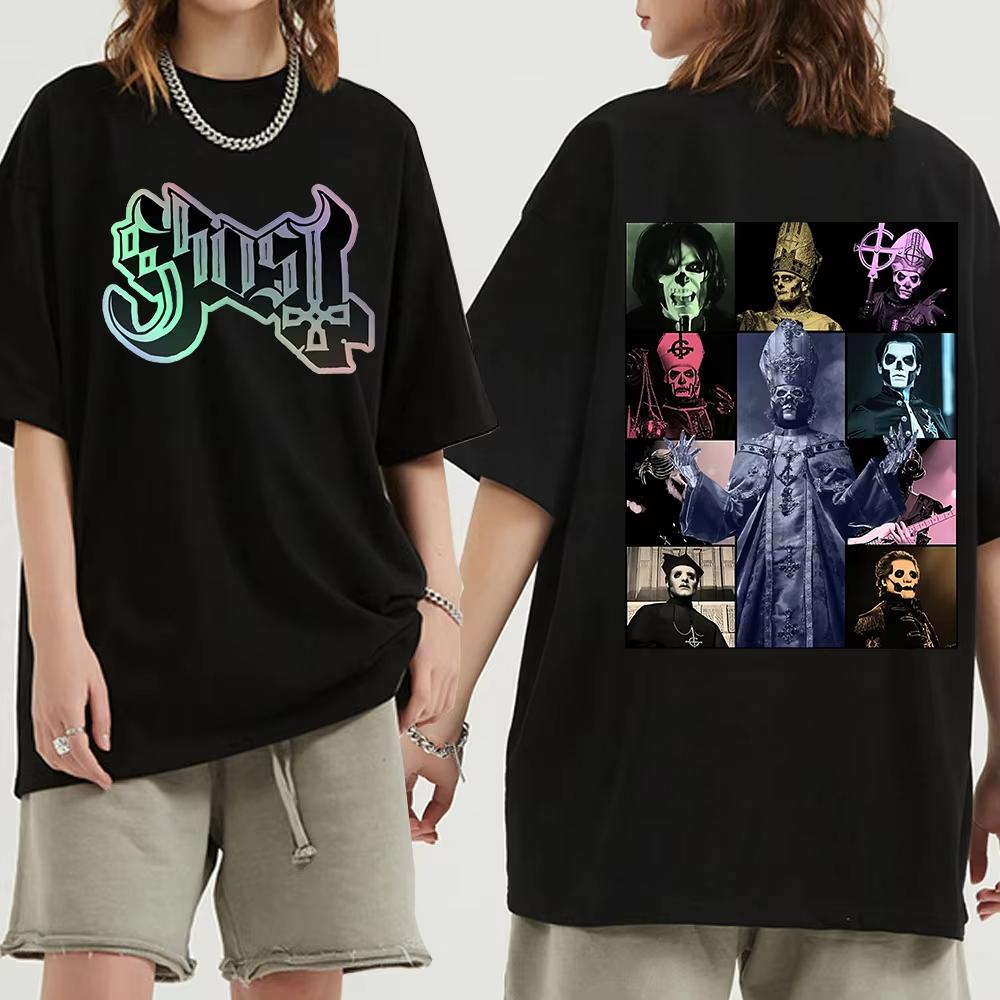 GHOST SKELETÁ T Shirt 2025 New Album Fashion Men/Women Harajuku Graphic T-Shirt Unisex High Quality Aesthetic Cotton Tees Shirts