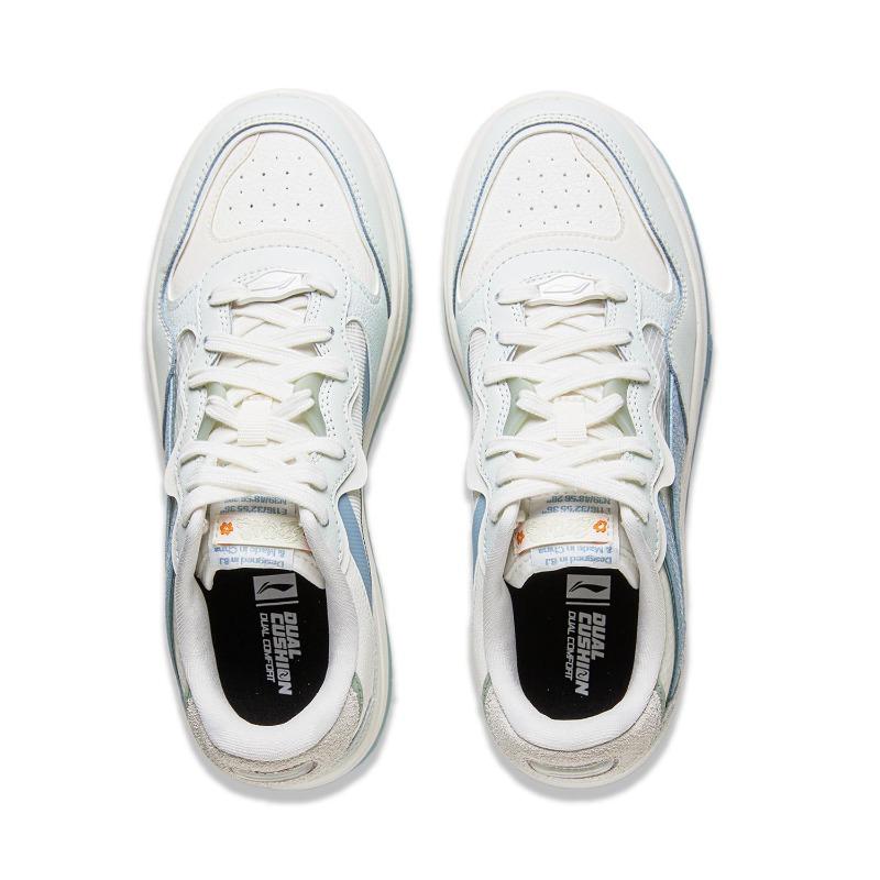 LiNing Future C1 women retro skate shoes thick sole supportive AGCU032-20