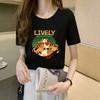 Black Short-sleeved T-shirt for Women In Summer Half-sleeved Loose and Simple Design Niche Shoulder Pure Cotton Casual Top