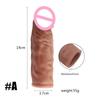 Realistic Penis Extension Cock Sleeve Reusable Silicone Penis Enlarger Delay Condoms For Men Dildo Enhancer Sex Toys Erotic Shop