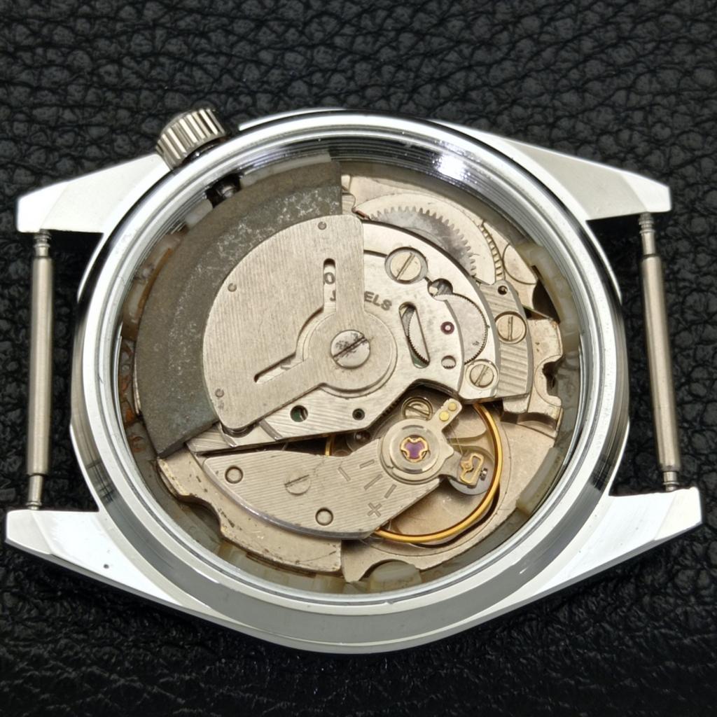 REFURBISHED SEIKO 5 AUTOMATIC MENS WATCH JAPAN MADE BLACK DIAL CUSTOM A440129-2 QV90-a440129