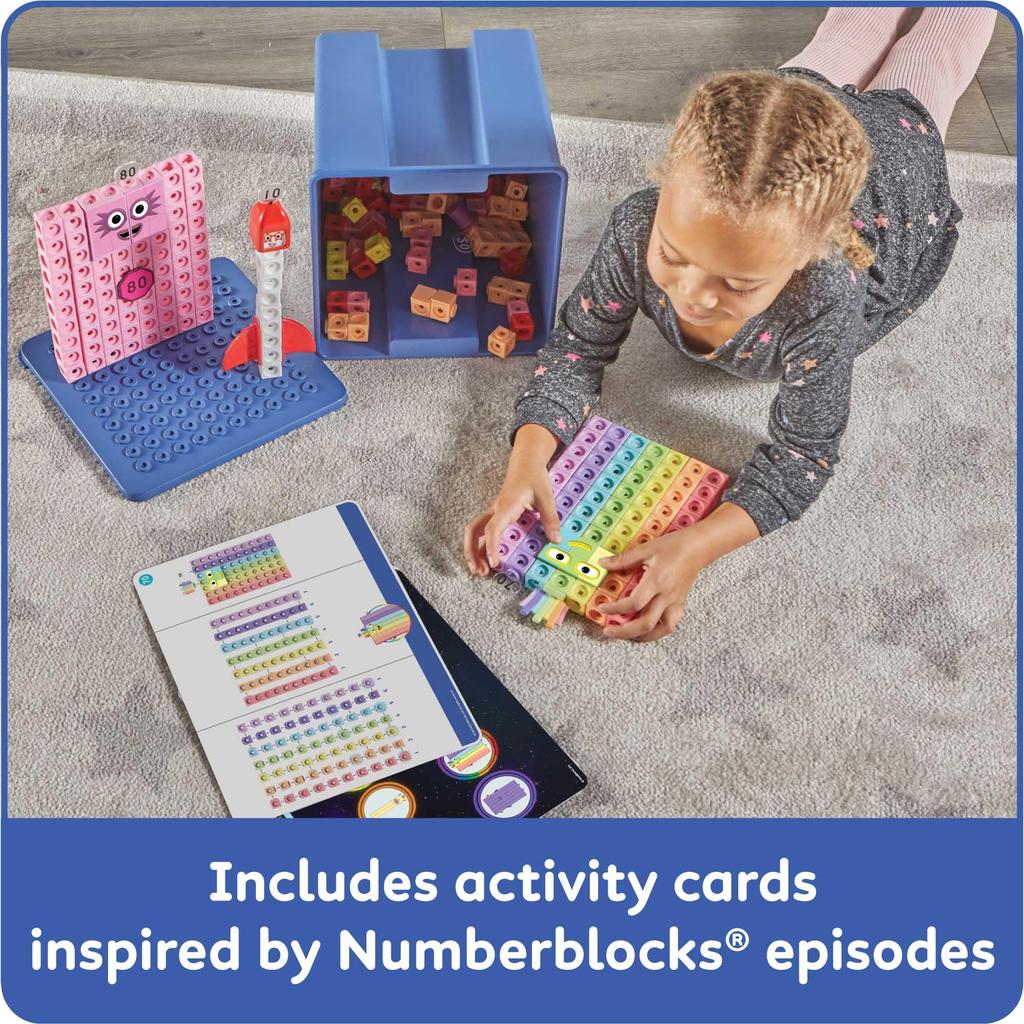 Кубики MathLink Numberblocks Герои с Нулем Набор Активностей Математическая Игрушка с Японским Веб-Гайдом Возраст 96930 (552 кубика) - - 3+ - (Подлинный продукт)