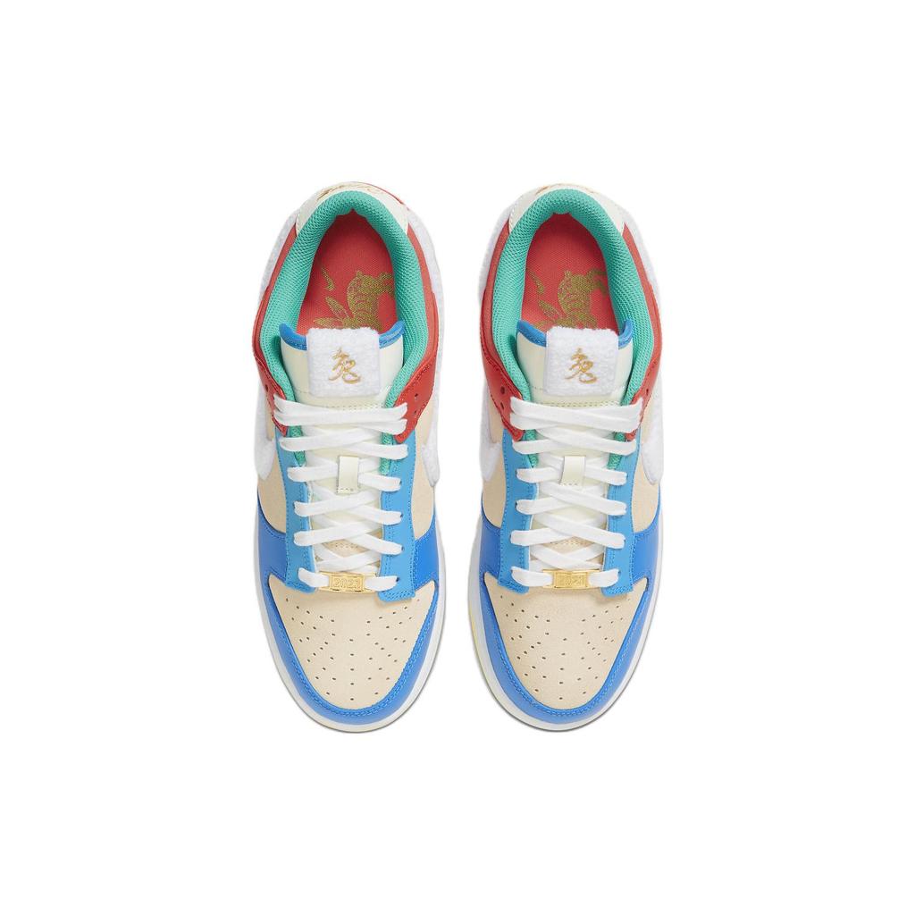 Новые Nike Dunk Low Retro Prm Год Кролика Синий Оранжевый Кремовый FD4203-111