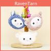 Пушистый Милый Брелок-Овечка С Колокольчиком Плюшевая Голова Барашка Брелок Для Пар