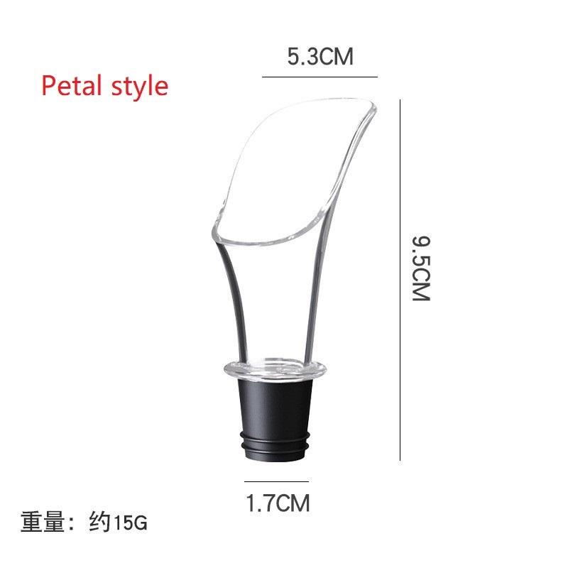 Креативный винный графин в форме лепестка, быстрый винный графин, многофункциональный винный насос, пробка для красного вина, диспенсер для графина, прочный