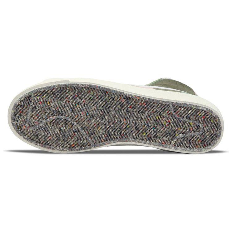 Nike Blazer Mid 77 LX Next Nature Toasty - Масляно-зеленые женские кроссовки Sail DO7445-311