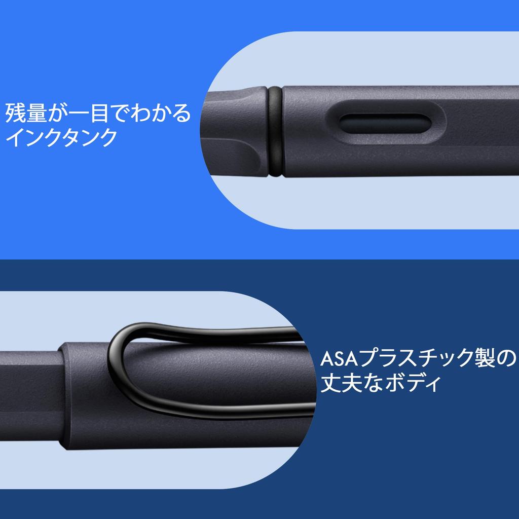 Перьевая ручка LAMY Safari Steel Black Эргономичный захват и полированная сталь Размер EF Идеально подходит для письма и каллиграфии В комплекте картридж с синими чернилами LAMY T10