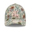 New Era 9Forty Femme Cap - FLORAL New York Yankees stone
