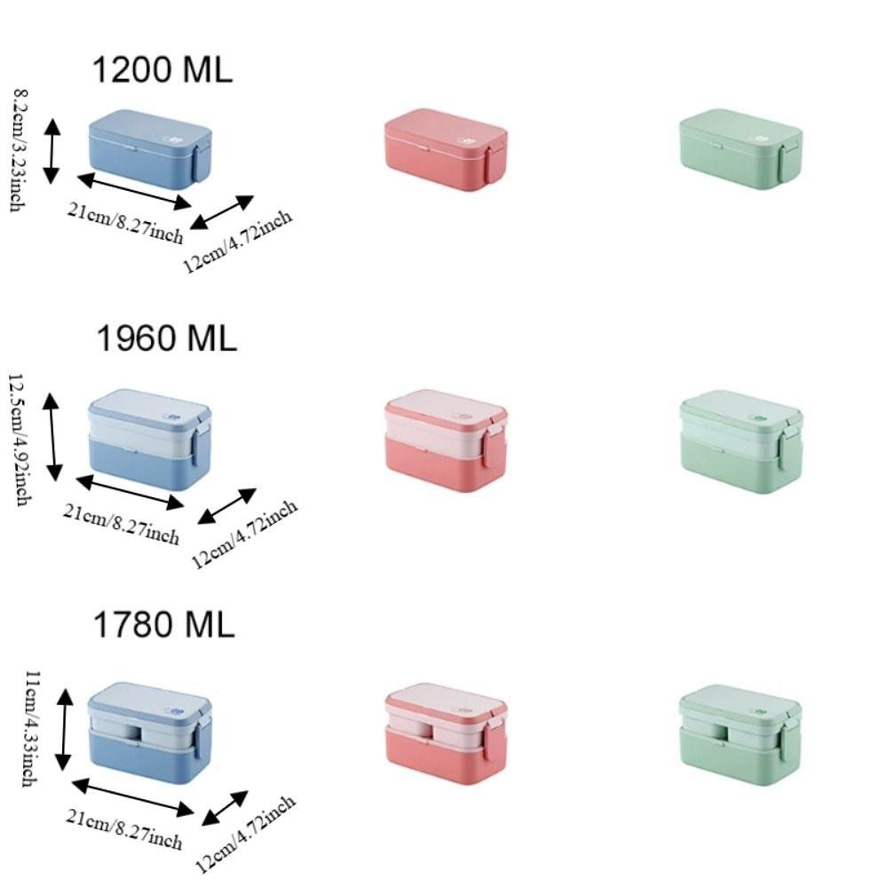 Japanese-style Student Lunch Container Microwavable Food Storage Box  Outdoor