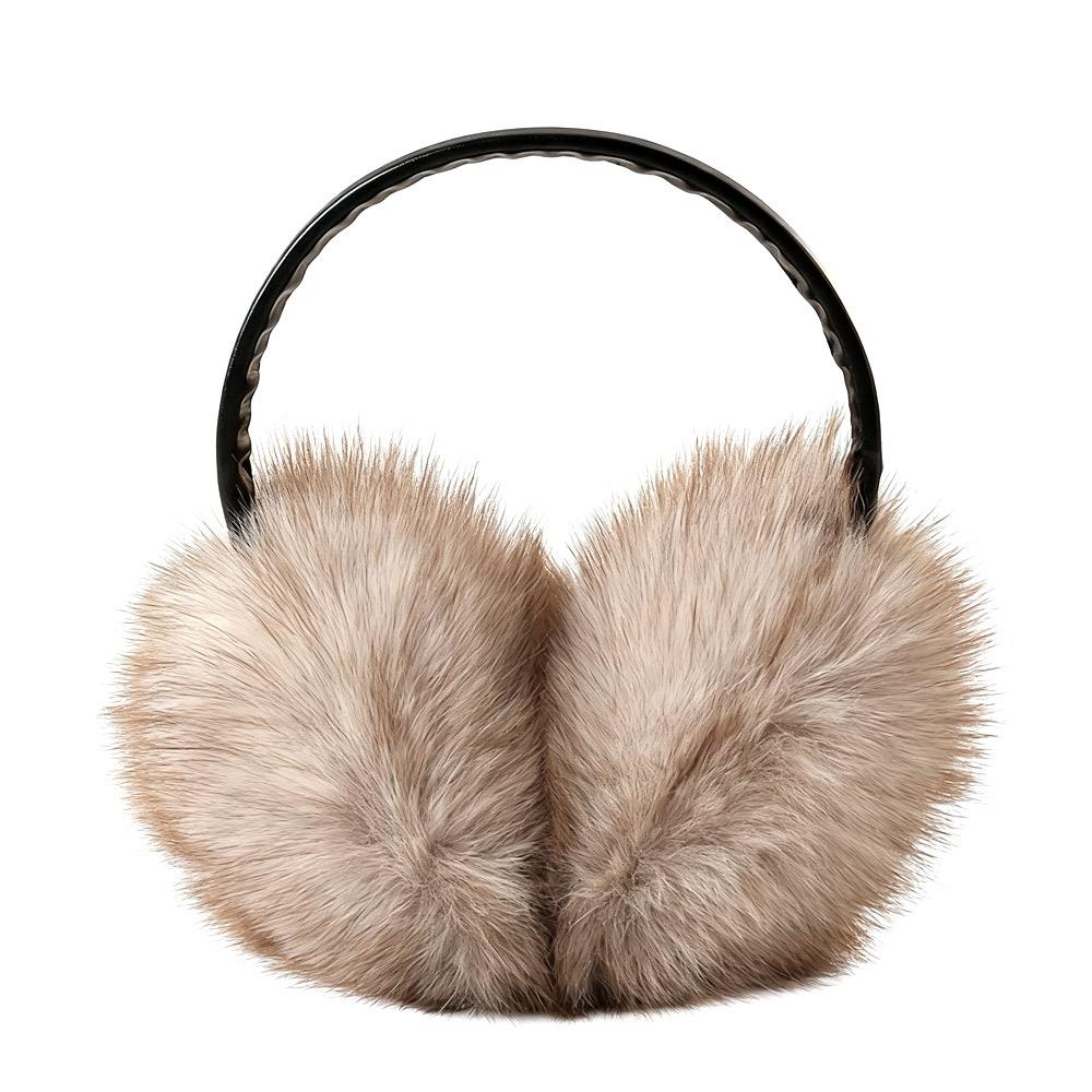 Thickened Ear Warmer Oversize Plush Earmuffs Trendy Simulated Fur Earmuffs  Winter Season