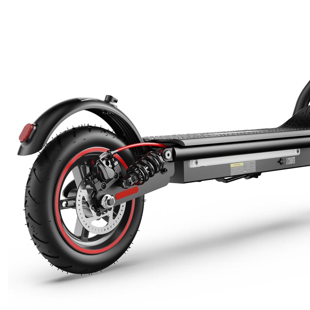 iScooter W7 Urban Electric Scooter for Adults 650W Motor, 36V10.5Ah Battery, 8.5" Road Tires, Rear Disc Brake, Full Suspension, APP Control
