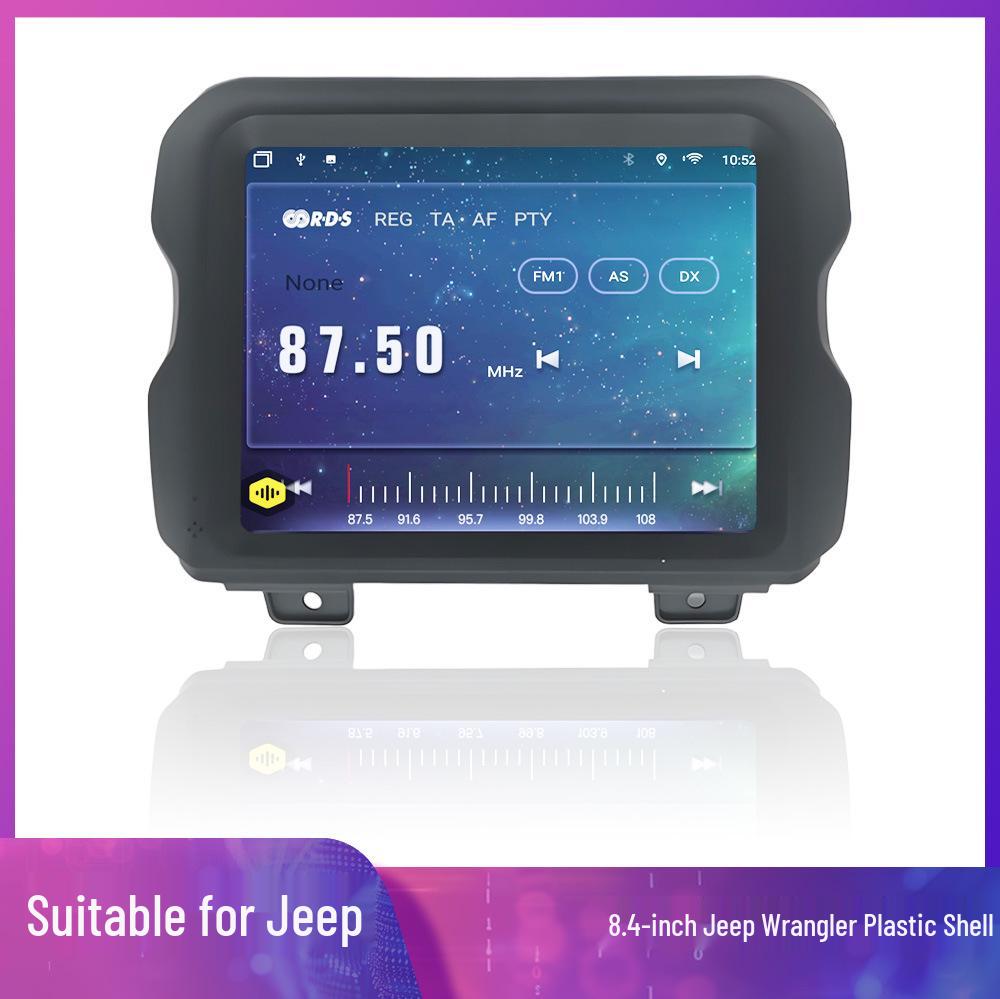 Android Large Screen GPS Car Navigation with Bluetooth & Wireless CarPlay for 2018 Jeep Wrangler