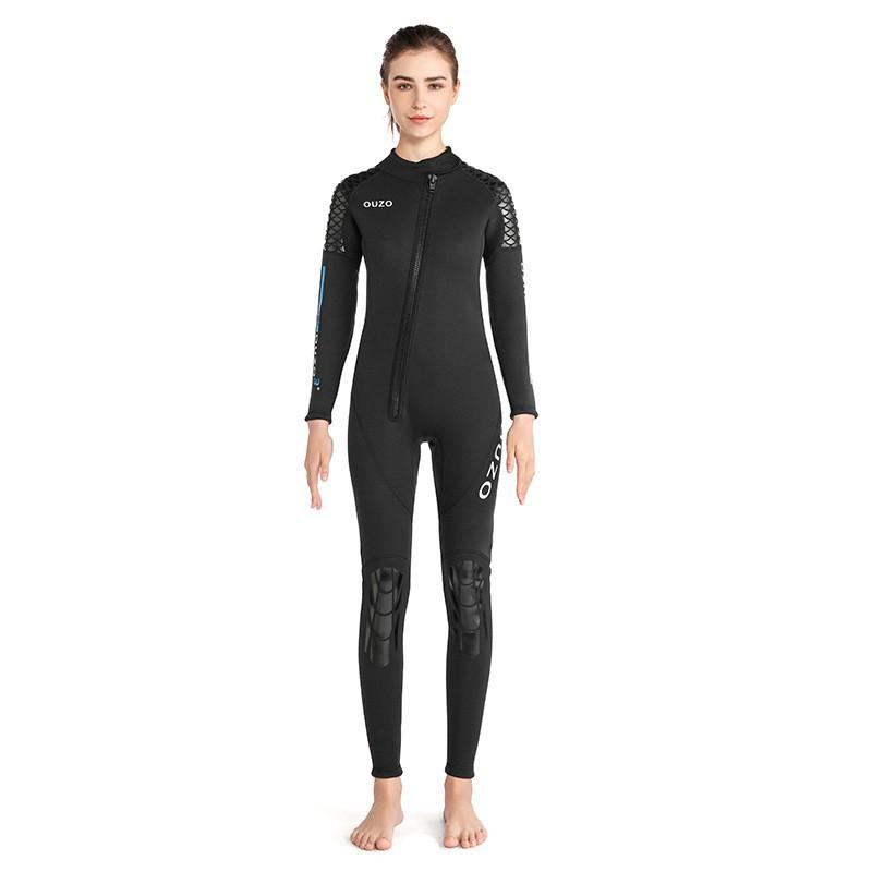 3mm Womens Full Wetsuit Scuba Diving Snorkeling Surfing Warm Water Sports Chloroprene Neoprene Long Sleeve