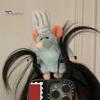 Повязка на голову Cooking Mouse King с 2 зажимами, легкая плюшевая повязка для волос с мышкой, нескользящая петля для волос с плюшевой игрушкой, аксессуары для волос для женщин и девочек, головные уборы
