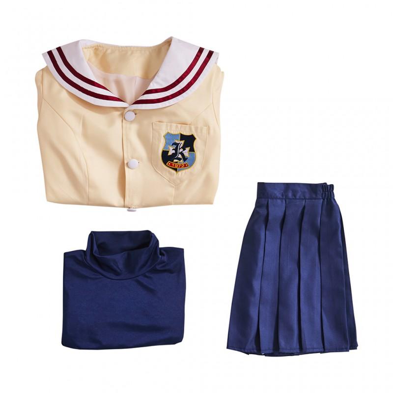 Clannad Cosplay Costume Light School Uniform Anime Role Play Outfit Fans
